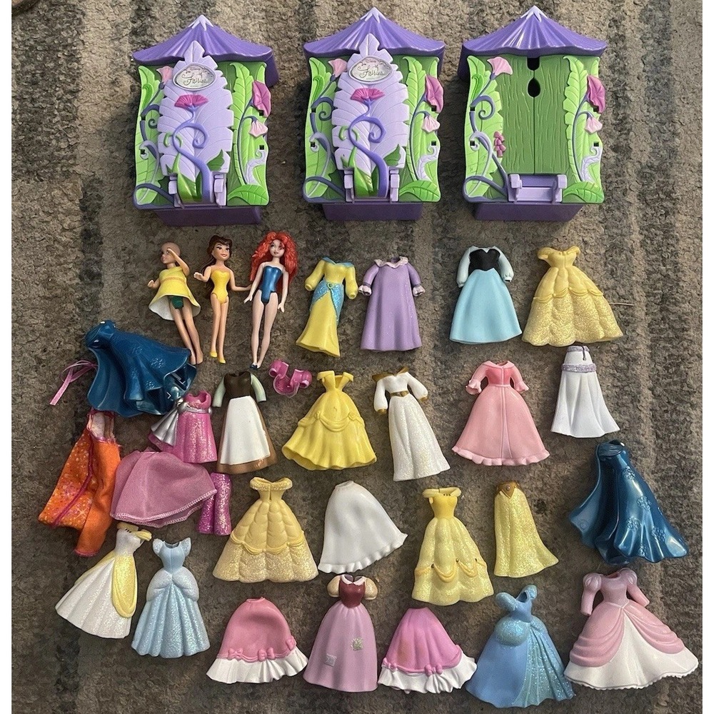 Disney Princess Poll Pocket Lot